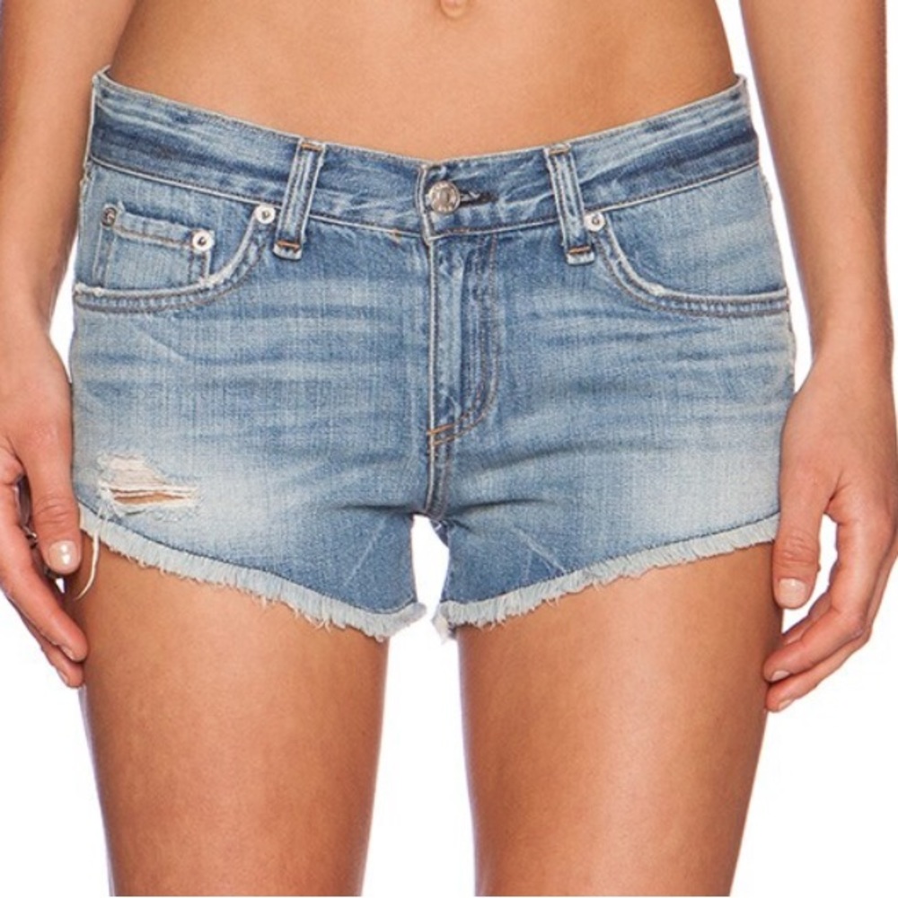 Rag & Bone Distressed Cut-Off Shorts - Picture 2 of 7